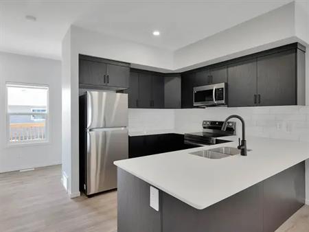 3 Bedroom - Brand New Upscale Townhouse with Upstairs Laundry & Double Garage | 7172 Rosenthal Drive Northwest, Edmonton