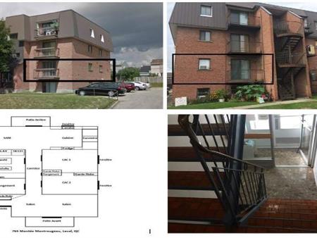 2 CH - 1 SDB - Laval - $1,625 /mo