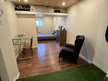 Grande Chambre Dans Loft Industriel