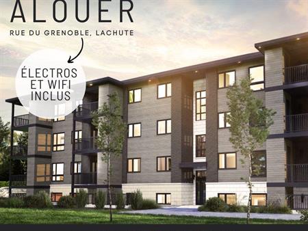 DISPONIBLE MAINTENANT - APPARTEMENT 4½ À LOUER À LACHUTE