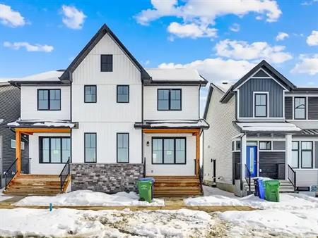 Newly built duplex in Seton community | 307 Union Avenue SE, Calgary