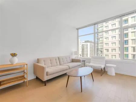 D110 - Impeccable 1BR + DEN Rental in The One Building | 38 West 1st Avenue, Vancouver