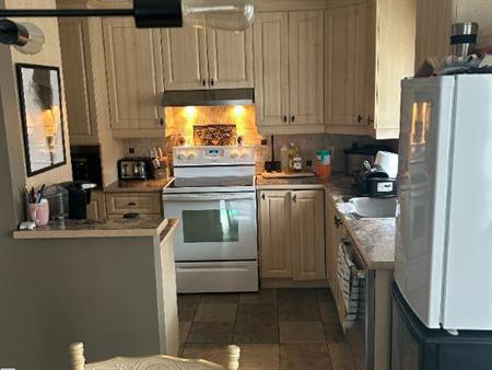 Condo 4 1/2 Sainte Marthe sur le lac semi meuble. Avec porte Unique