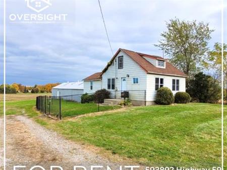3-Bedroom Country Home For Rent!! | 593892 Oxford 59, Burgessville