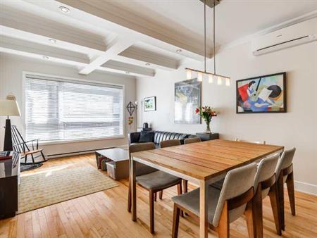 Condo deux chambres à louer avec stationnement