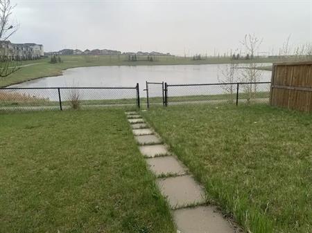 Walk out on to the lake | 57 Redstone Drive Northeast, Calgary
