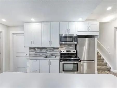 STUNNING 2 BEDROOM BASEMENT SUITE 5 MIN WALK TO FISH CREEK LRT AND PARK | Calgary