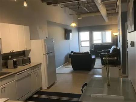Fort Saskatchewan loft style  2 bdrm Fully Furnished | 204 - 9817 103 St, Fort Saskatchewan