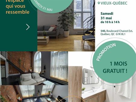 3 1/2 - 540 Charest Est, Quebec