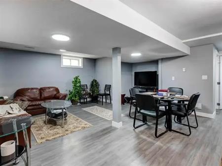 Furnished 1-Bedroom Basement Suite with Separate entrance | Calgary