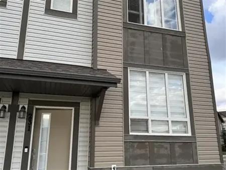 Beautiful Park-Facing 3+1 Bedroom Townhouse | Corner Unit with 3.5 Baths | 231 Copperstone Park Southeast, Calgary