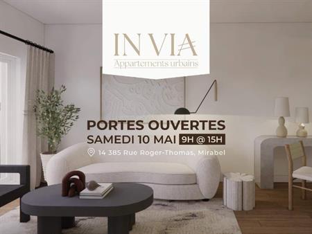 WOW! NOUVEAU PROJET À MIRABEL - APPARTEMENT 5½