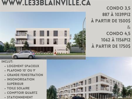 Le 33 Blainville_Condo 4,5