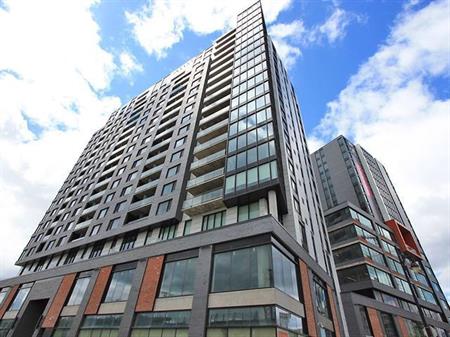 GRIFFINTOWN DOWNTOWN MONTREAL CENTRE-VILLE CONDO. Available NOW FULLY FURNISHED ON THE 9TH FLOOR. GYM, POOL, SAUNA, ROOFTOP L