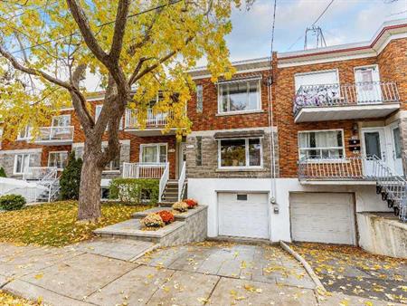 RDC avec sous-sol, garage et cour – Rosemont (Nouveau-Rosemont)