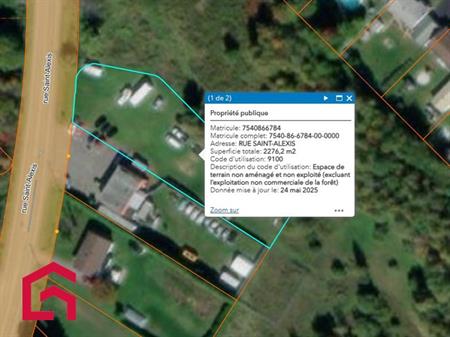 Terrain Résidentiel Trois-Rivières (Trois-Rivières) À Vendre