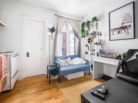 Studio ensoleillé dans Montcalm/Québec - Semi meublé - dès JUILLET