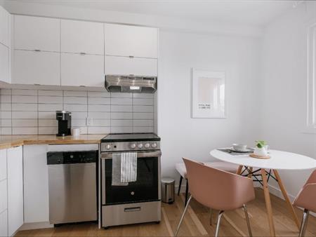 1 1/2 meublé et tout inclus avec balcon - Sillery/Québec