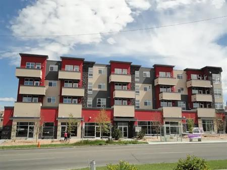 Tuxedo Inner concrete Apartment | 305 - 2308 Centre St N, Calgary