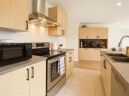 Appartement style condo 4 1/2 rez-de-chaussée avec électros ménagers