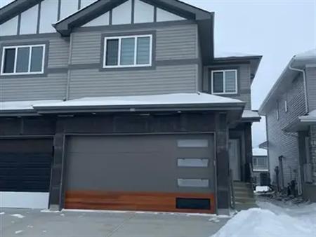 Spacious 3 bedroom duplex with a double attached garage! | 224 Larch Crescent, Leduc