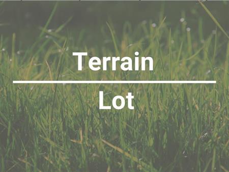 TERRAIN VACANT LOT A VENDRE VACANT LAND FOR SALE RAWDON MUNICIPALITÉ 10 000 PIEDS CARRÉS