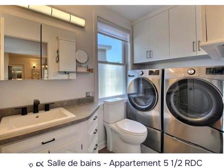 Appartement de 3 chambres et 1 salle de bain - Lévis (Desjardins)