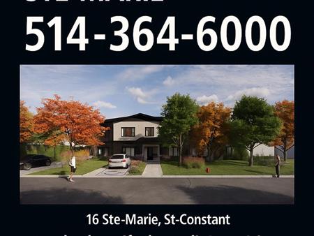 5 ½ Neufs, Garage Souterrain, A/C, Calme
