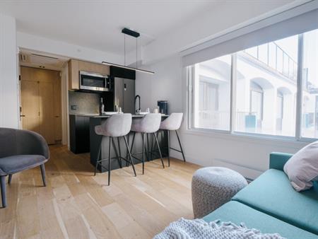 Ilo+ St-Jean Loft Entièrement Meublé à Louer Saint-Jean-Baptiste Juin 2025