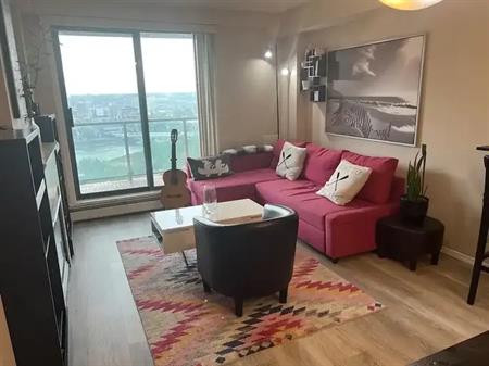 Stunning 1-Bedroom Gem: Ideal Location, Breathtaking Views, and Timeless Charm | 1512 - 1111 6 Avenue Southwest, Calgary