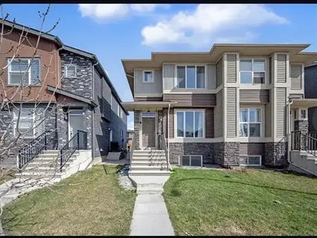 Duplex Home in Cornerstone NE Calgary -With Beautiful Backyard and Double garage | 250 Cornerstone Avenue, Calgary