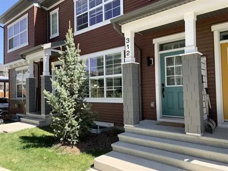 Fabulous 4 Bedroom Townhouse w/ 2 parking stalls | 312 Silverado Skies Common Southwest, Calgary