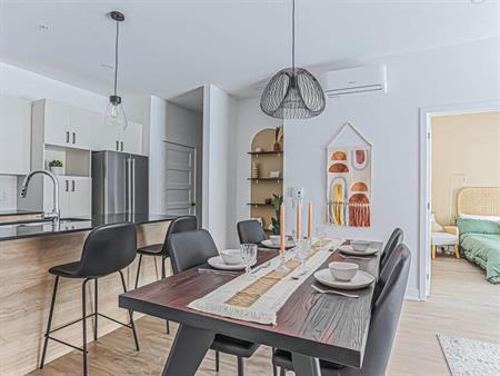PROMO - APPARTEMENT 4½ SEMI-MEUBLÉ À LOUER À JOLIETTE