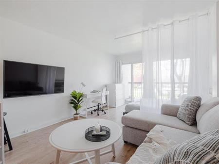 Loft entièrement meublé à louer Sainte-Foy / Sillery juillet 2025