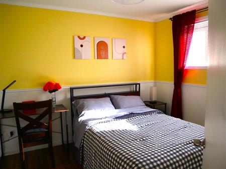 Chambre Et Pièce Salon Dans Une Maison