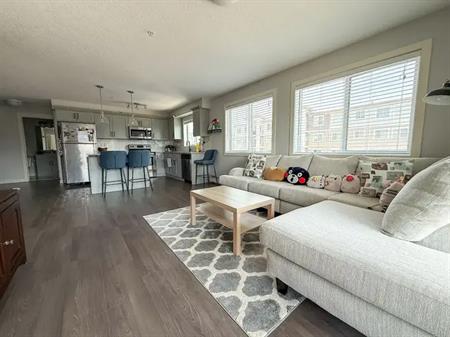 South Facing Corner Unit: Cozy 2 Bed + 2 Bath Underground Parking | 3201 - 450 Sage Valley Drive NW, Calgary