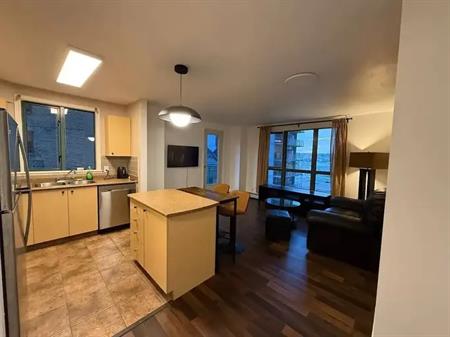 Freshly Renovated, Fully Furnished 1-Bedroom Condo in Downtown Calgary | 517 - 1111 6 Avenue Southwest, Calgary