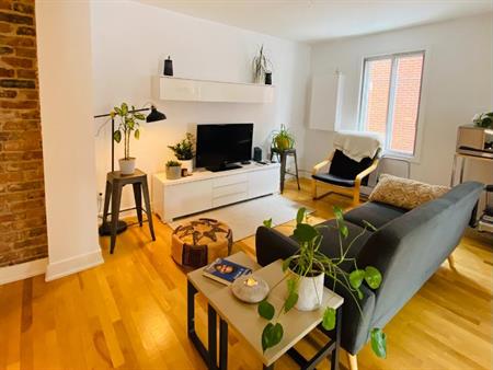 Grand 4 1/2 RDC, Ahuntsic, Rénové, Électros inclus