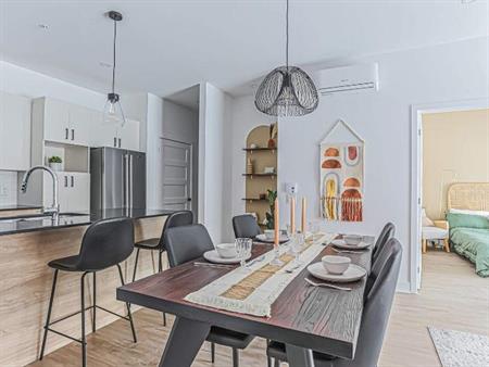 PROMO - APPARTEMENT 4½ SEMI-MEUBLÉ À LOUER À JOLIETTE