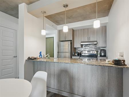TRÈS GRAND CONDO 1 CHAMBRE CENTRE VILLE