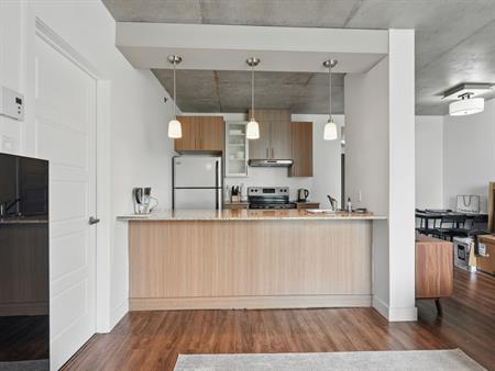 Beau Logement 1 Ch. Centre-Ville