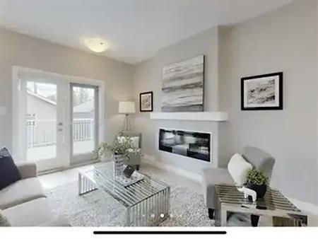 Beautiful main + upper floor home BACKS ONTO PARK with fenced yard, and garage | Edmonton