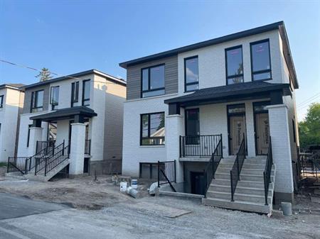Appartements 5 1/2 neufs haut de gamme à louer - demi-sous-sol, RDC et 1er étage