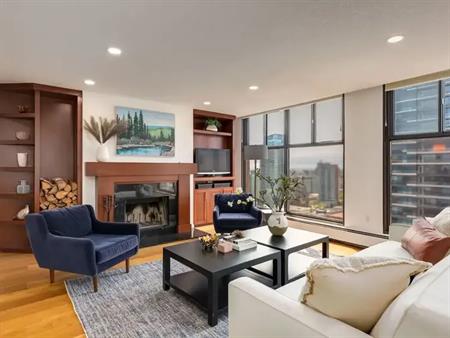 2 BR + 2.5 BTH Luxury subpenthouse with 900sqft rooftop terrace available | 2601 - 1100 8 Ave SW, Calgary