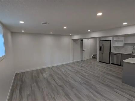 NEWLY RENOVATED 3-bedroom, 1.5-bath basement For Rent | 141 Braden Crescent Northwest, Calgary
