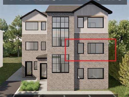 CONSTRUCTION NEUVE - 4 1/2 DISPONIBLE!