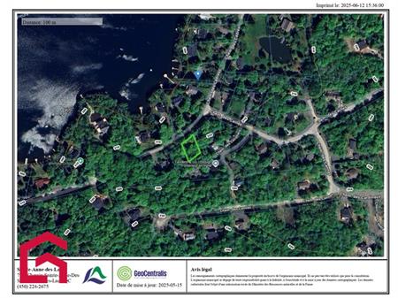 Terrain Résidentiel Sainte-Anne-des-Lacs À Vendre