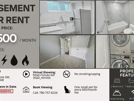 Spacious Two Bedroom Basement Suite in the Orchards 5 minutes from Amazon! | 9368 Pear link SW, Edmonton