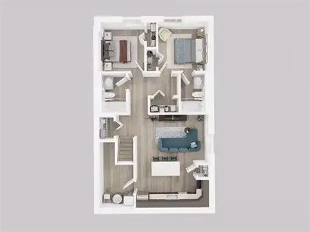 Modern 2-Bed, 2-Bath w/ Parking & Water Included – In-Suite Laundry starting at $1,625/month! | 918 Elizabeth Road, Winnipeg
