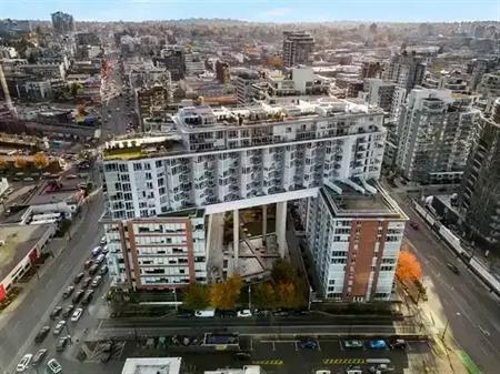 Beautiful 2 Bed/2 Bath Corner Unit w/ A/C and 2 Parking/ 1 Storage - Available now! | 1618 Quebec Place, Vancouver